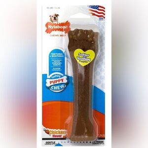 NWT-Nylabone Puppy Chew Toy (Chicken Flavor)